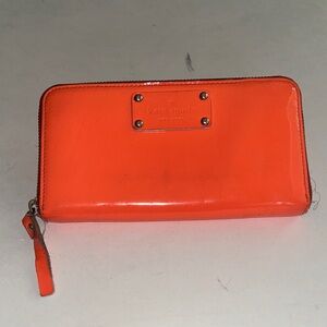 Kate Spade Bright Orange Wallet